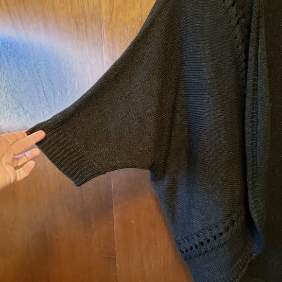 Lane Bryant dolman sleeve, open front, knit cardigan - Picture 3 of 5
